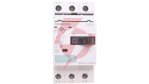 Wyłącznik silnikowy 3P 1,1kW 2,2-3,2A S00 3RV1011-1DA10