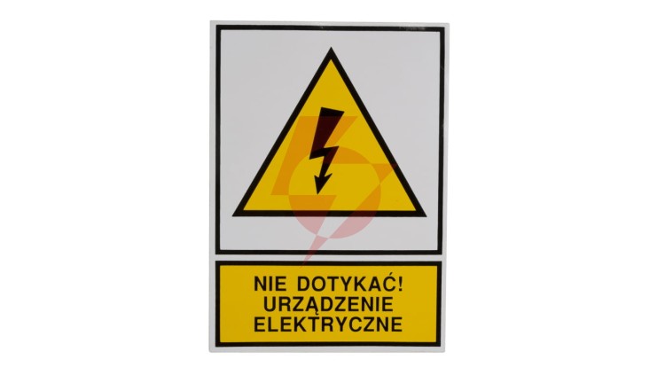 Tabliczka /znak ostrzegawczy/ TZO 105X148P /N.D.U.E./ E04TZ-01012130100 /10szt./