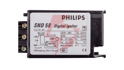 Zapłonnik 35-600W SND 58 do lamp SON/CDM/MH/HPI/HPA 8711500930682