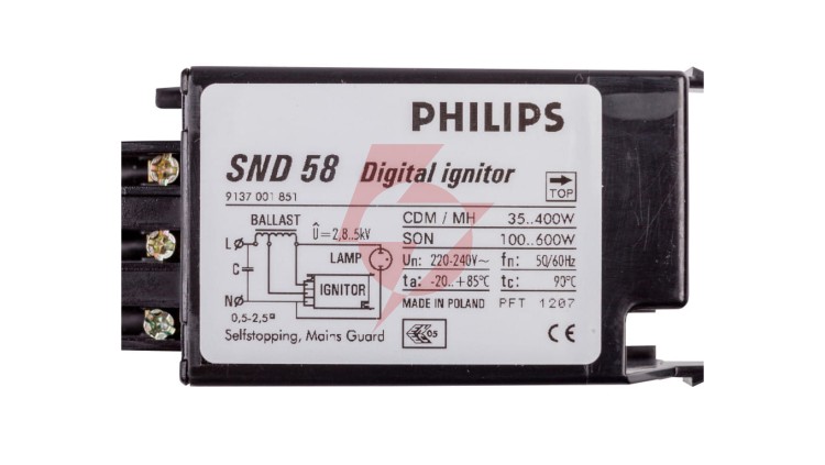 Zapłonnik 35-600W SND 58 do lamp SON/CDM/MH/HPI/HPA 8711500930682