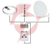 GNIAZDO SSD2-00 RTV/SAT KONCOWE