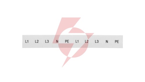 Oznacznik 8mm biały ZB 8,LGS:L1-N,PE 1052413 /10szt./