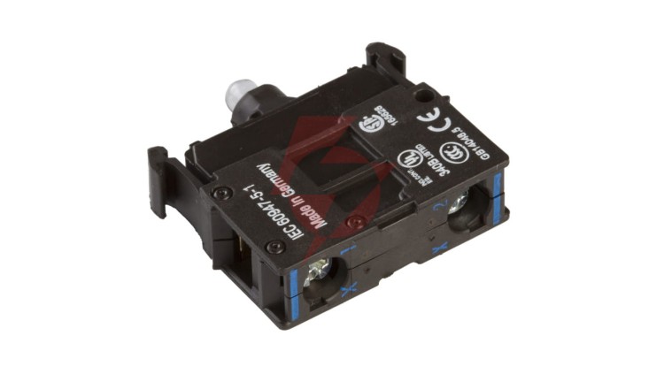 Oprawka z LED niebieska 12-30V AC/DC M22-LED-B 218057