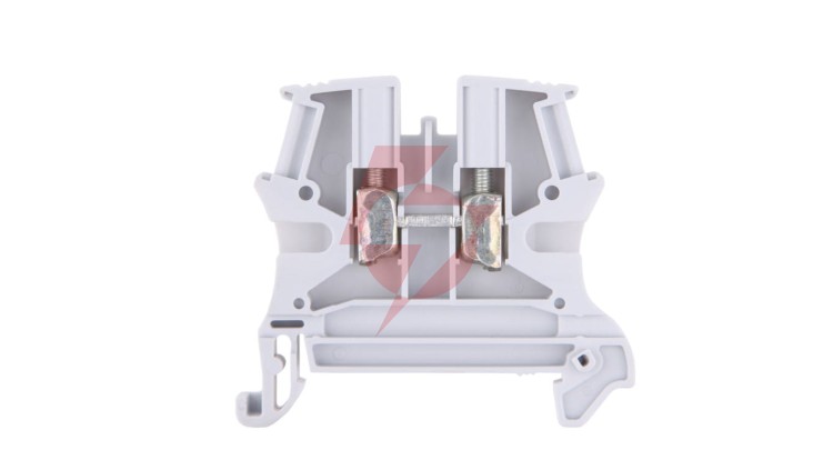 Złączka szynowa 2-przewodowa 4mm2 szara VIKING 037161