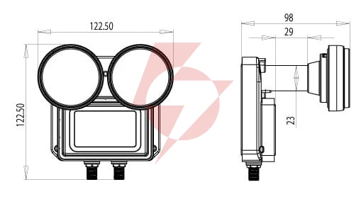 Konwerter inverto monoblock twin; 7235