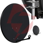 Czasza antena 80 cm ciemna (asc-800m-c); 8881