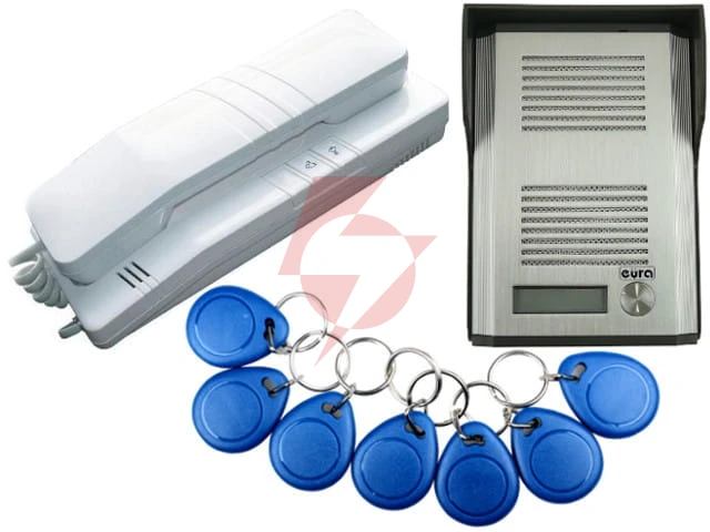 Domofon eura adp-41a3 1-rodzinny z czytnikiem rfid (rl-3203id)