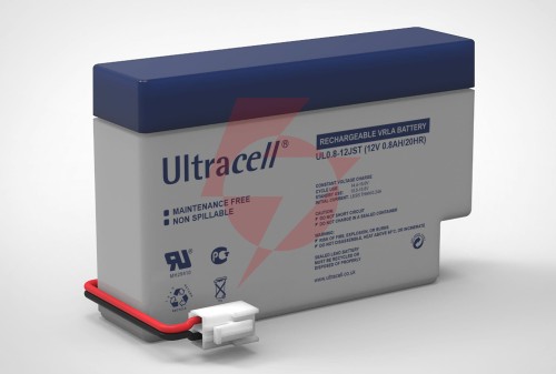 Akumulator agm ultracell ul 12v 0.8ah (terminal jst)