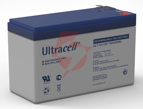 Akumulator agm ultracell ul 12v 7ah ul7-12