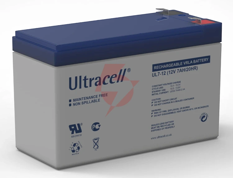 Akumulator agm ultracell ul 12v 7ah ul7-12