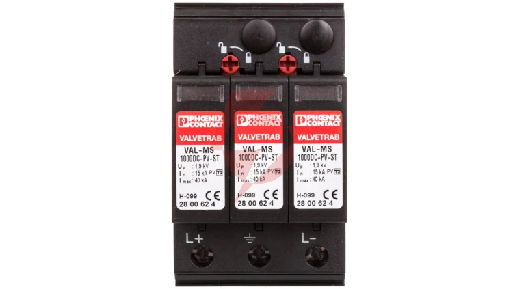 Ograniczniki przepięć typu 2 dla systemów fotowoltaicznych DC VAL-MS 1000DC-PV/2+V
