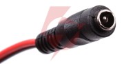 Gniazdo zasilające na przewodzie 2.1/5.5mm