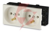 Gniazdo 2m elektryczne podwójne