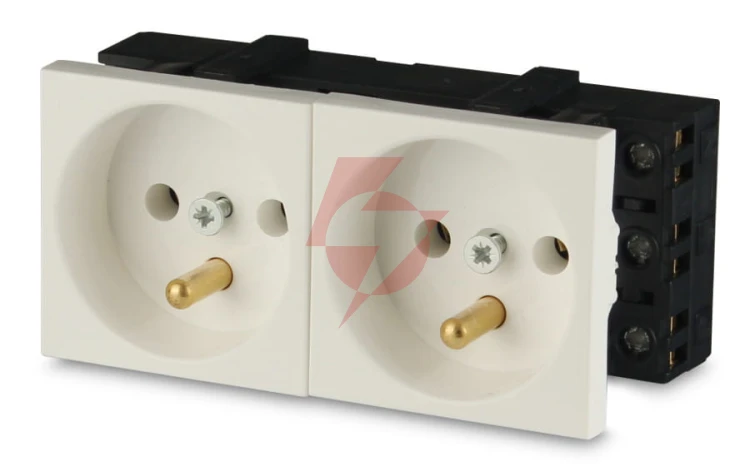 Gniazdo 2m elektryczne podwójne