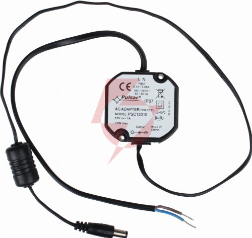 Zasilacz impulsowy hermetyczny pulsar psc12010 12v/1,0a