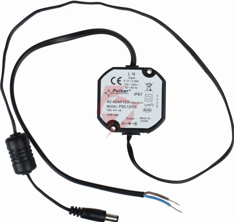 Zasilacz impulsowy hermetyczny pulsar psc12010 12v/1,0a
