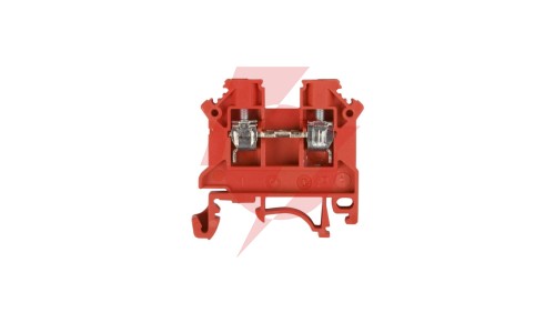 Złączka szynowa 2-przewodowa 4mm2 czerwona NOWA ZSG1-4.0Nc 11321311