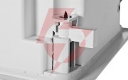 Głośnik sufitowy prostokątny hqm-46sp 10w 100v biały
