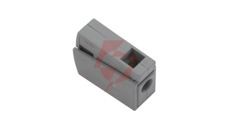 Szybkozłączka oświetleniowa 2x 1-2,5mm2 jasnoszara 224-101 /opak.100szt./