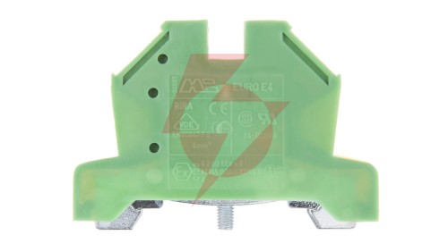 Złączka szynowa ochronna 4mm2 zielono-żółta 2,5/4 43454