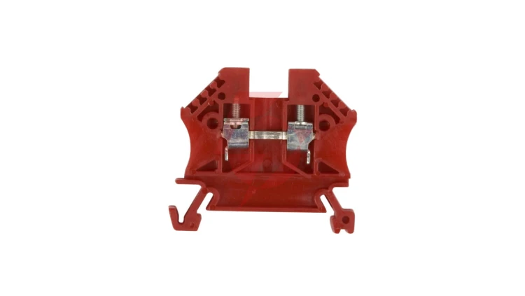 Złączka szynowa 2-przewodowa 2,5mm2 czerwona EURO 43408RD