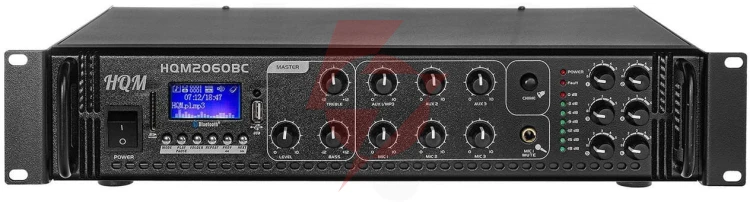 Wzmacniacz hqm2060bc radio fm/mp3/bluetooth 60w