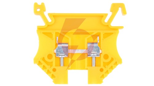 Złączka szynowa 2-przewodowa 2,5mm2 żółta EURO 43408N