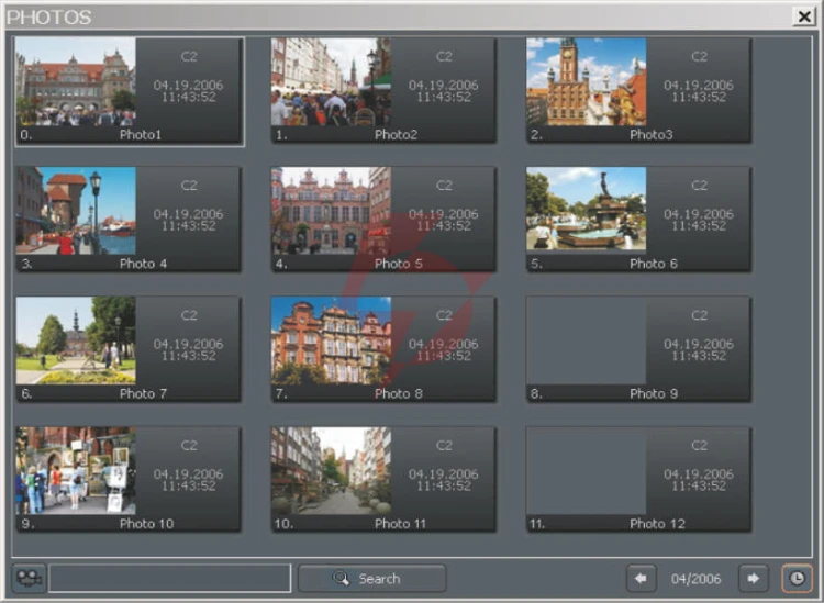 Alnet netstation linecja bazowa na 8 kanałów wideo z prs