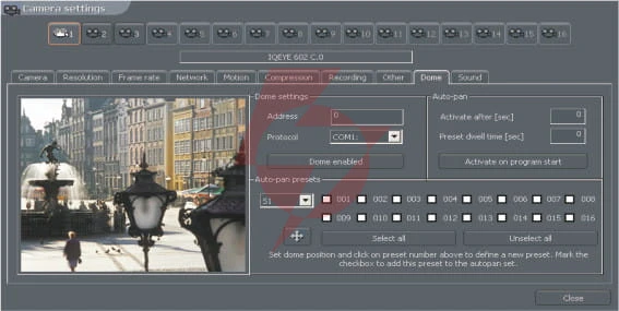 Alnet netstation linecja bazowa na 8 kanałów wideo z prs