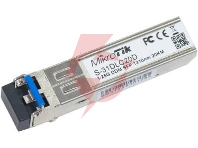 Moduł sfp mikrotik s-31dlc20d 1.25g sm 20km 1310nm