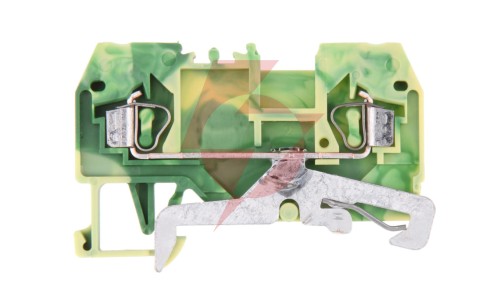 Złączka szynowa ochronna 2,5mm2 żółto-zielona 280-907