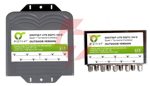 Sumator digisat quad+tv dqtc-104