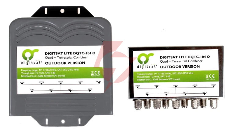 Sumator digisat quad+tv dqtc-104