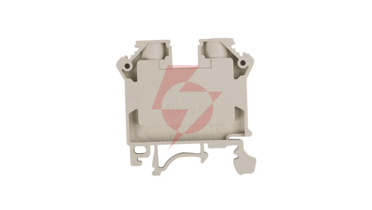 Złączka szynowa 2-przewodowa 6mm2 szara NOWA ZSG 1-6.0Ns 11421312