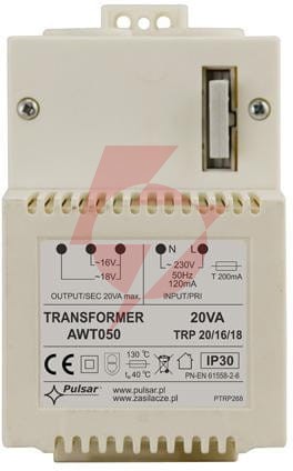 Transformator pulsar awt050 trp 20va/16v/18v