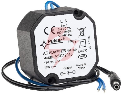 Zasilacz impulsowy hermetyczny pulsar psc12015 12v/1,5a