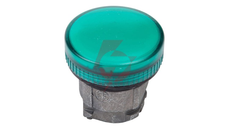 Główka lampki sygnalizacyjnej 22mm zielona ZB4BV03