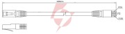 Patchcord kat5e ftp 10m szary 