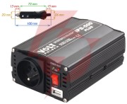 Przetwornica volt polska ips-500 plus 24v / 230v 350/500 w