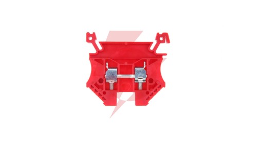 Złączka szynowa 2-przewodowa 4mm2 czerwona EURO 43409RD