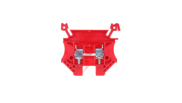 Złączka szynowa 2-przewodowa 4mm2 czerwona EURO 43409RD