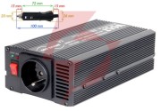 Przetwornica volt polska sinus 600 24v / 230v 300/600w