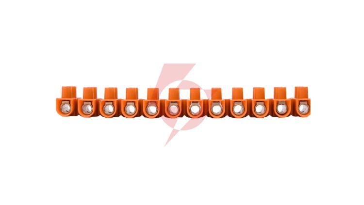 Listwa zaciskowa gwintowa 12-torowa 25mm2 pomarańczowa LTF 12-25 21712008