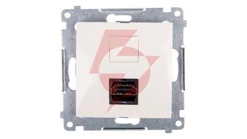 Simon 54 Gniazdo HDMI kremowe DGHDMI.01/41