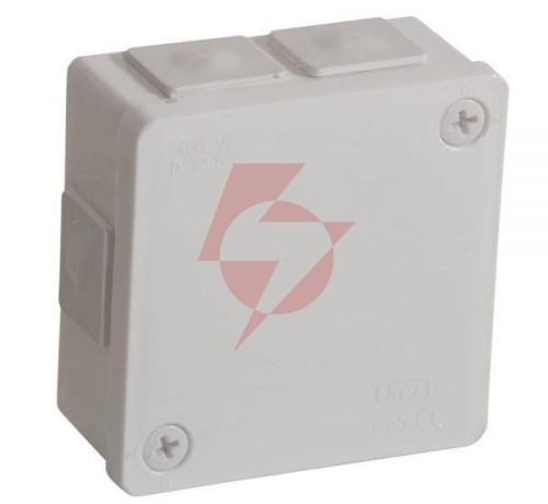 Puszka natynkowa pusta 6 wlotów viplast vp-22 biała ip55 86x86x40mm 022-01