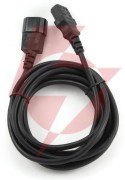 Przedłużacz kabla zasilającego vde iec 320 c13 / c14 5m lanberg
