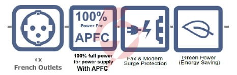 Ups zasilacz awaryjny powerwalker vfd 600 apfc fr