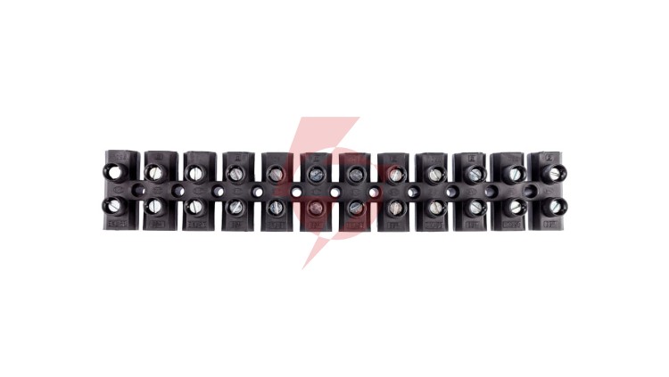 Listwa zaciskowa gwintowa 12-torowa 35mm2 czarna EKL 5E 89150007