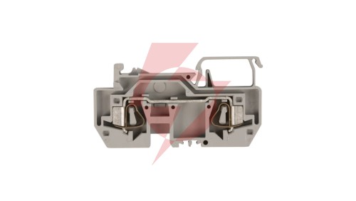 Złączka szynowa 2-przewodowa 6mm2 szara 282-901