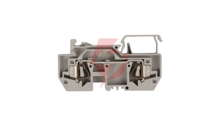 Złączka szynowa 2-przewodowa 6mm2 szara 282-901